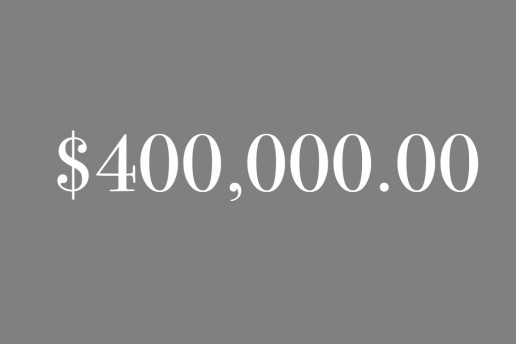 $400,000